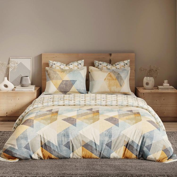 Luxury Geometric King Size Bedsheet Set - Image 2