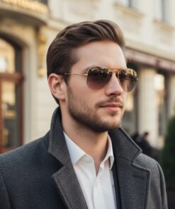 Alternative view of Classic Men's Aviator Sunglasses